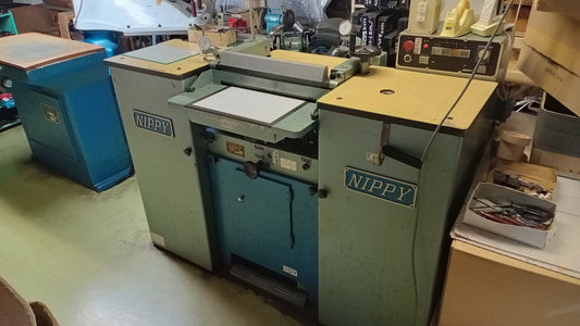 工場の日常：漉き機（すき機）のメンテナンス